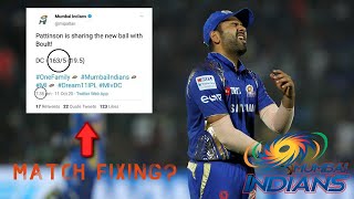 Mumbai Indians Caught Match Fixing? (IPL 2020)