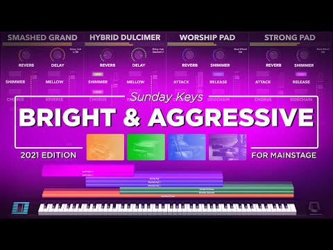 Bright Aggressive Layered Patches - Sunday Keys for MainStage 2021