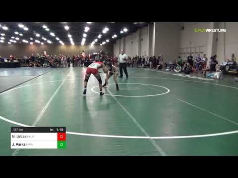 2018 USAW-USMC Girls FK & U23 Women's Nationals/Junior  127 Round Of 32 - Natalia Urbas (Californi