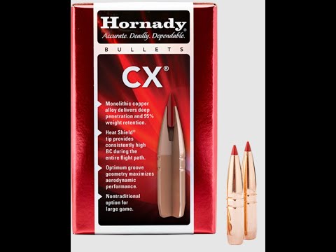 NEW FOR 2022!!! Hornady CX 0.264 120gr shot out of a 6.5 Creedmoor