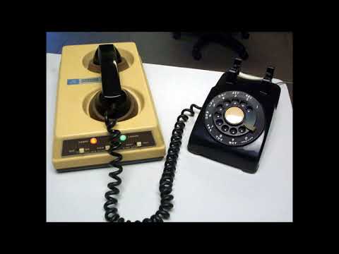 The Sound Of The First Modem EVER!