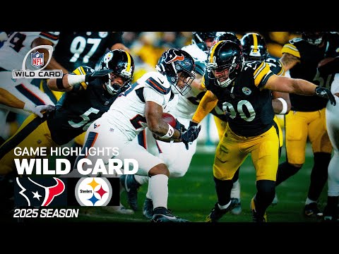 Houston Texans vs Pittsburgh Steelers Game Highlights | 2025 NFL Season Wild Card Round