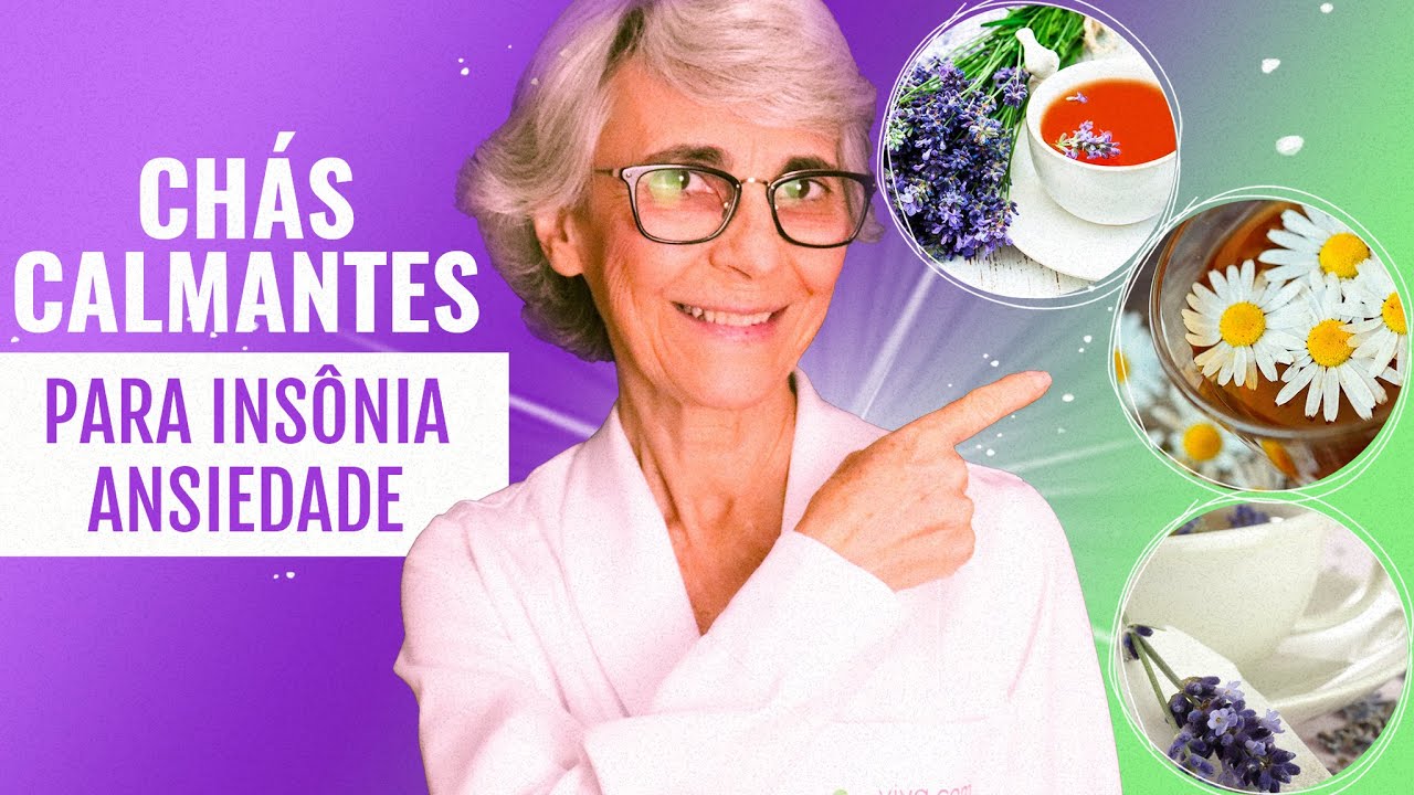 Chás calmantes para insônia e ansiedade
