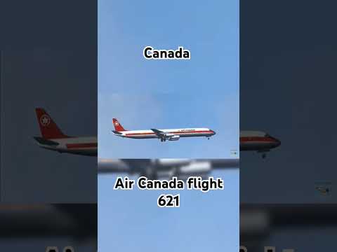The deadliest crash of each country Part 7 Air Canada flight 621 #planes #aviation