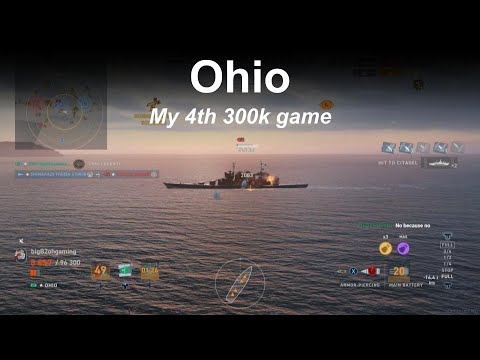 My 4th 300k damage game in Ohio - World of Warships Legends - Stream Highlight