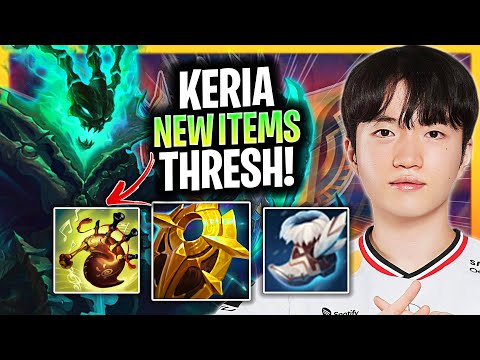 KERIA BRINGS BACK THRESH! 🔥NEW ITEMS🔥 | T1 Keria Plays Thresh Support vs Rell! Season 2026