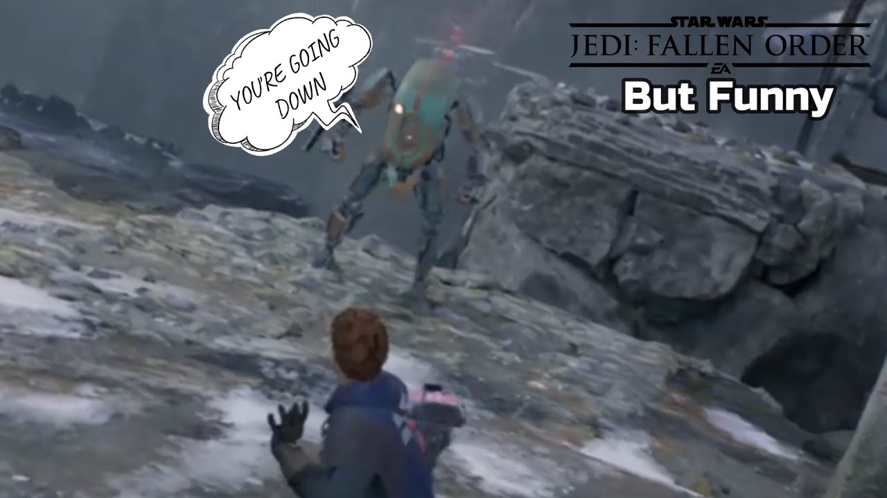 “Oh You’re Going Down” | Jedi Fallen Order Funny Moment