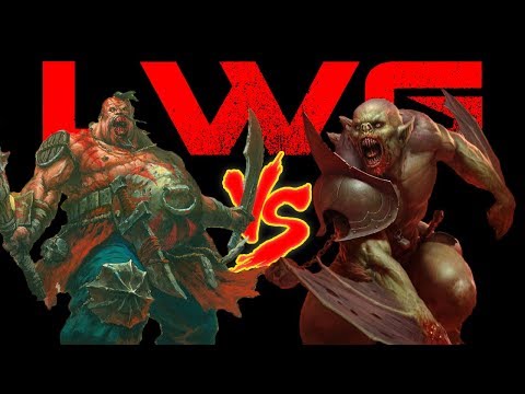 LWG: Ogor Mawtribes vs Flesh Eater Courts - 2500 point Age of Sigmar Battle Report!