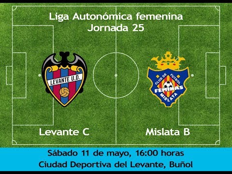 Liga Autonómica, jornada 25. Levante C 2 - 0 Mislata B (partido íntegro). 11-5-2019