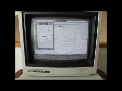 Microsoft Windows 2.03 on a Tandy 1000 SL