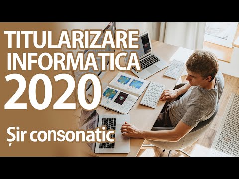 [Rezolvare] Titularizare Informatica 2020 - Subiectul 2 Pb 1 (Sir consonatic)
