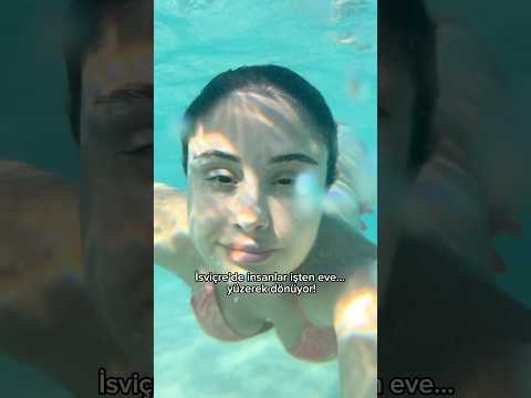 İsviçre’de insanlar gerçekten işe yüzerek gidip eve yüzerek dönüyor desem? 😍🇨🇭 #shorts