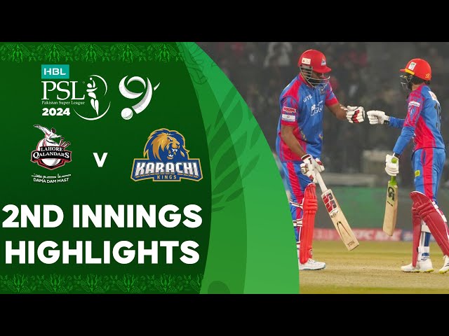 2nd Innings Highlights | Lahore Qalandars vs Karachi Kings | Match 10 | HBL PSL 9 | M1Z2U