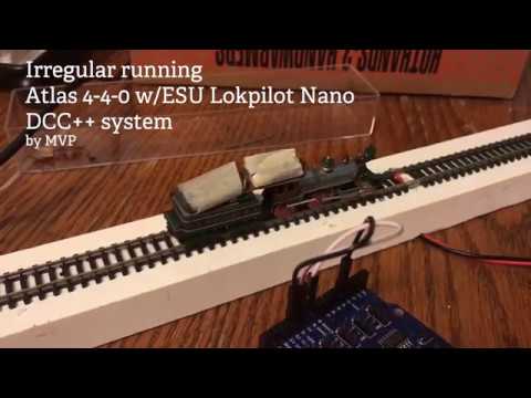 Irregular running N Scale Atlas 4-4-0