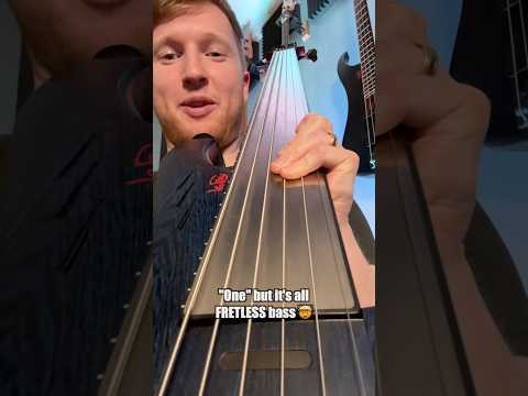 “One” on ONE FRETLESS BASS 🫨
