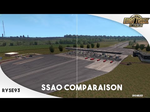 Euro Truck Simulator 2 - Open Beta 1 38 | SSAO Comparaison