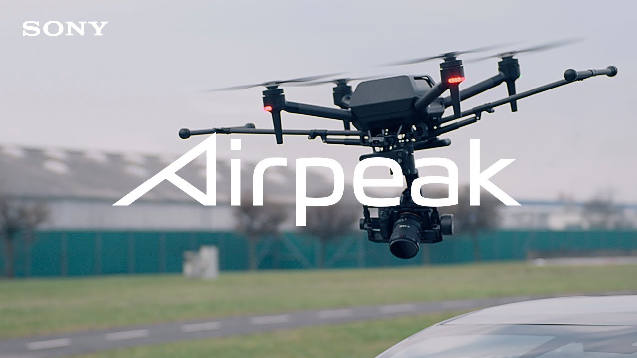 Airpeak | Aerial Shooting of VISION-S Road Test - YouTube