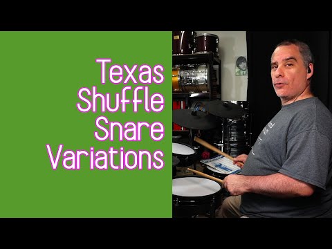 How To Play A Texas Shuffle - Basic Snare Variations