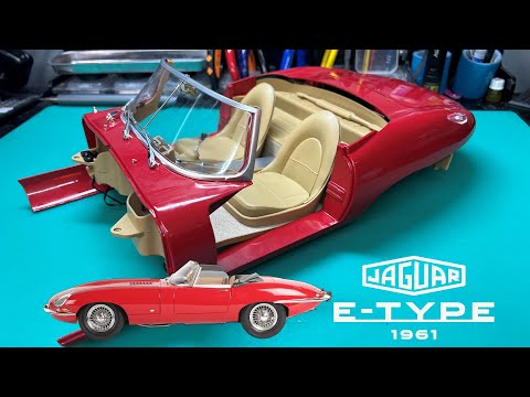 Agora Models Build the 1961 E-Type Jaguar 1:8 Scale - Pack 11 - Stages 83-90
