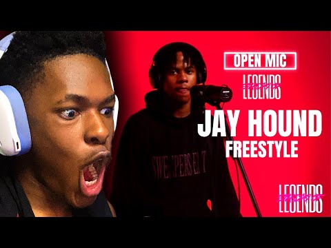 JiggyReacts to Jay Hound - Freestyle | Open Mic @ Studio Of Legends