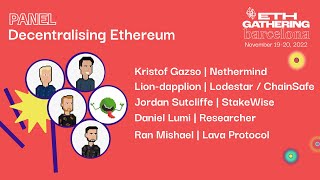 Decentralising Ethereum   (#38)