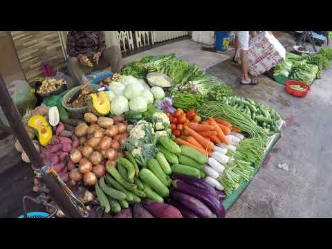 Morning Daily Life Style @Phsa Chhbar Ampov - Walking Around Chhbar Ampov Market in Morning