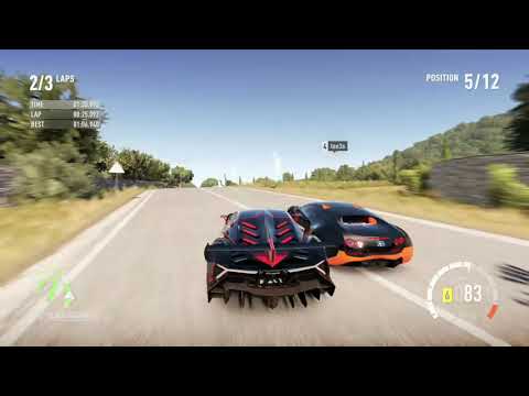 Forza Horizon 2 d'orcia circuit hypercars 3:20.360
