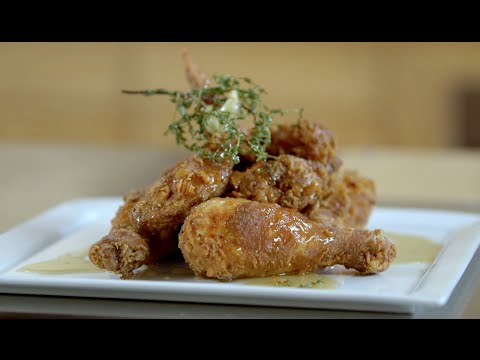 How to Make Fried Chicken with Honey with Chefs Edward Lee and Ashley Christensen