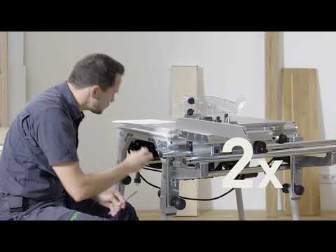 CS 70 Quick Guide - Installation sliding table
