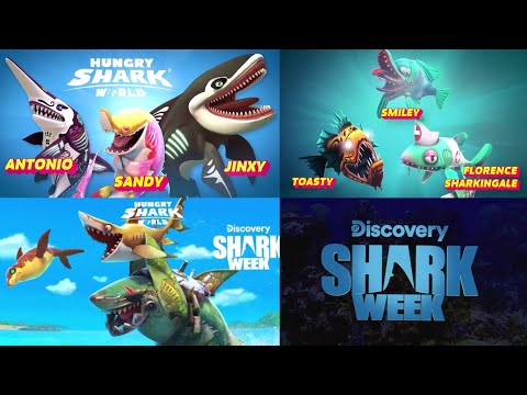 NEW SHARK WEEK ALL TRAILERS COMPILATION ! - Hungry Shark World