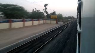 preview picture of video '12989 dadar ajmer sf express early morning blast at auwa.mp4'