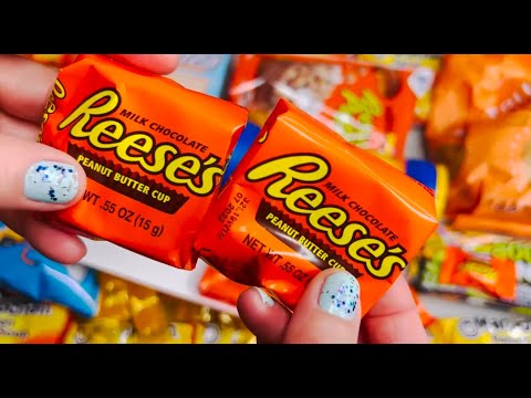 Opening BIG Pack of REESES Peanut Butter Cups Chocolate Candy Bars