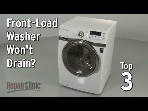 Washer Won’t Drain — Washing Machine Troubleshooting