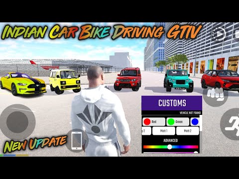 Indian Car Bike Driving GTIV New Update || Color Change Cheat Code || BSU Gamerz