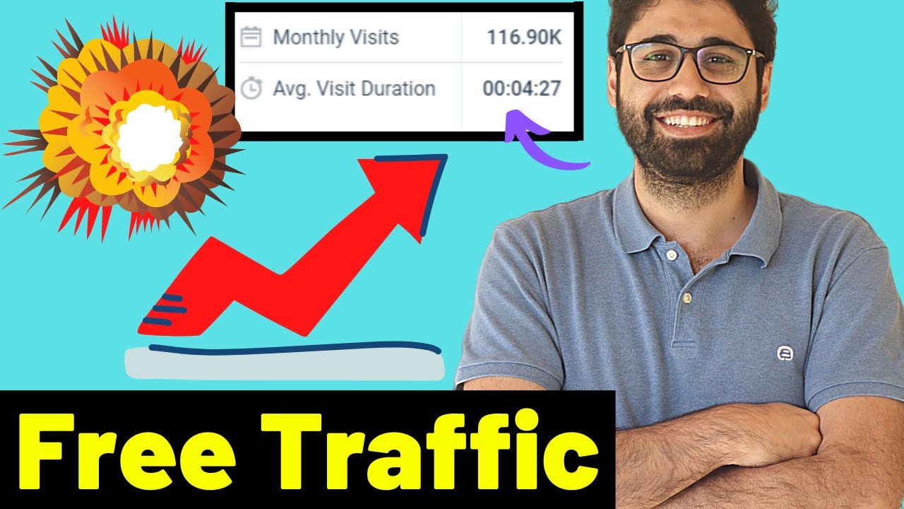 How To Get Free Traffic From 6 Free Websites! Traffic Bomber Method (2021)