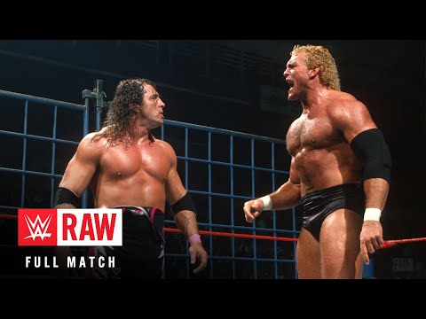 FULL MATCH: Sycho Sid vs. Bret Hart – WWE Title Steel Cage Match: Raw, March 17, 1997