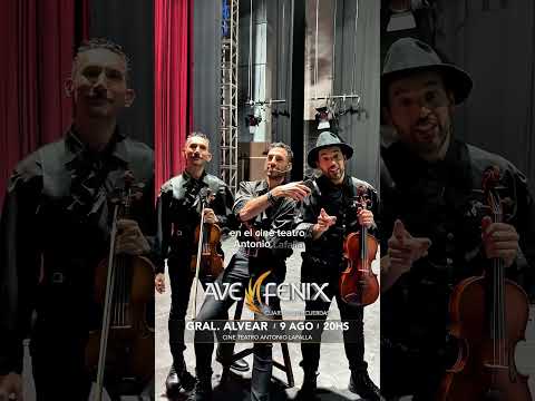 AVE FÉNIX en Gral. Alvear 🎻🔥 | ¡Domingo 9/8 en el Teatro Lafalla! 🎬 #GralAlvear #Shorts #AveFenix
