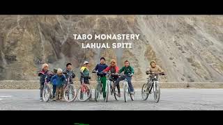 preview picture of video 'kids riding Cycle in Tabol ahaul Spiti'