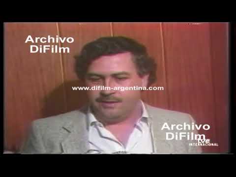 Pablo Escobar Gaviria Los Extraditables - Periodista del Diario El Tiempo de Bogota - DiFilm (1990)