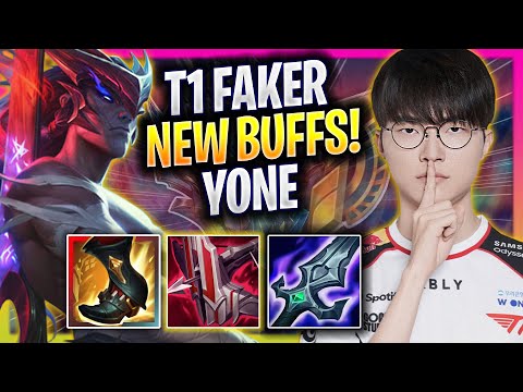 FAKER TRIES YONE WITH NEW BUFFS! - T1 Faker Plays Yone MID vs Zoe! | Season 2026
