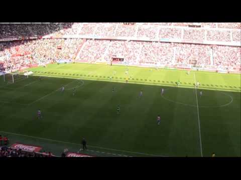 Gol marcado por el R. Sporting frente al R. Santander (16/05/20015)