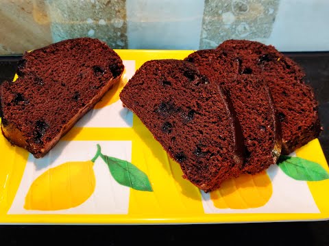 Eggless Chocolate Banana cake recipe.