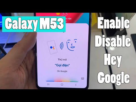 Samsung Galaxy M53 5G: How to Enable/Disable Hey Google / Okay Google Voice