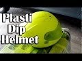 Plasti Dip Helmet - CHEAP HI-VIZ Motorcycle Helmet Option