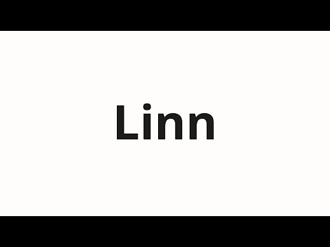 How to pronounce Linn | Линн (Lynn in Russian)