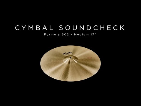 PAISTE CYMBAL SOUNDCHECK - Formula 602 Medium 17"