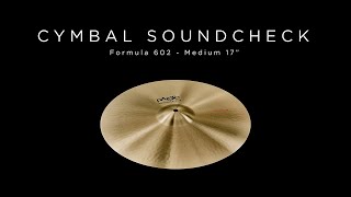 Video thumbnail for PAISTE CYMBAL SOUNDCHECK - Formula 602 Medium 17" by Paiste Cymbals