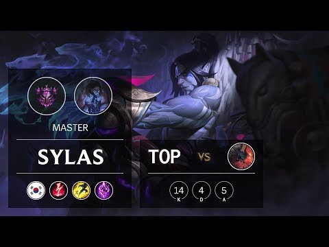 Sylas Top vs Aatrox - KR Master Patch 9.13