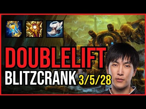 DOUBLELIFT - BLITZCRANK vs NAUTILUS Support - NA Grandmaster - Patch 11.6