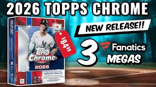 HUGE REDEMPTION!! THESE ARE STACKED!🚨NEW RELEASE🚨2026 TOPPS CHROME FANATICS EXCLUSIVE BASEBALL MEGAS